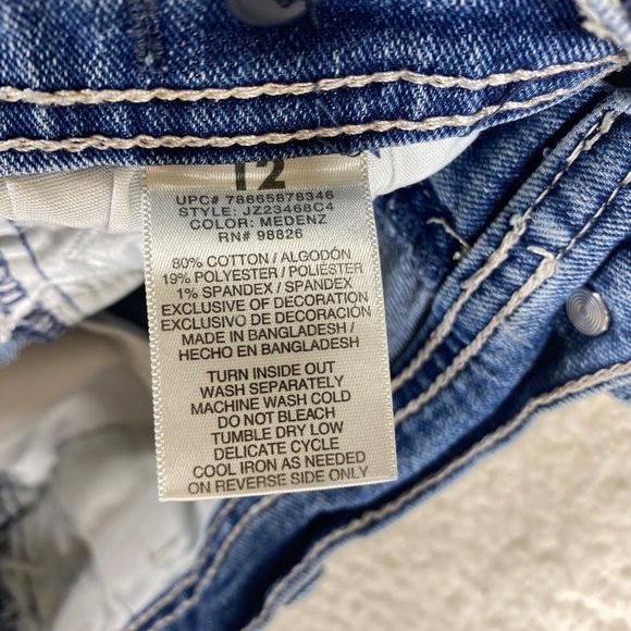 Jordache Mini‎ Girls Blue Denim Shorts 12 - Picture 6 of 6